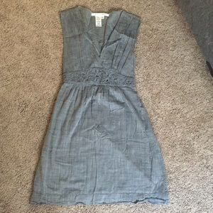 Max Studio gray fitted dress S
